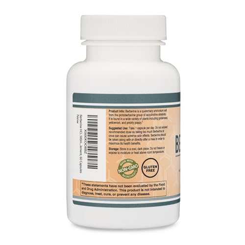 Berberine Supplement 500mg, 60 Capsules (Third Party Tested, Manufactured in The USA Double Wood Supplements buy supplements canada