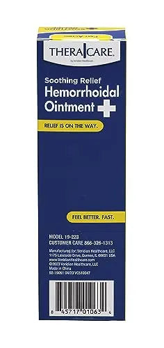 Thera|Care Hemorrhoidal Ointment | Soothes Itching and Burning | 1.0 oz | Hemorrhoid Symptom Relief | Fast Acting | Paraben-Free | Applicator Included Thera Care buy supplements canada