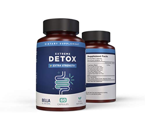 Bella All Natural Extreme Detox - Colon Cleanse and Full Body Detox - 60 Caps Bella All Natural buy supplements canada