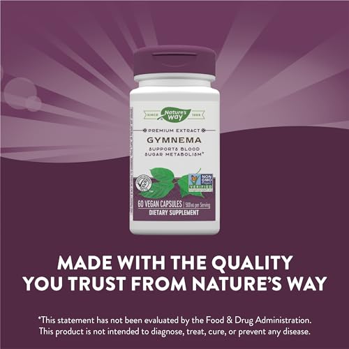Nature's Way Gymnema Capsules, 500 mg per serving, 60 Count Nature's Way buy supplements canada