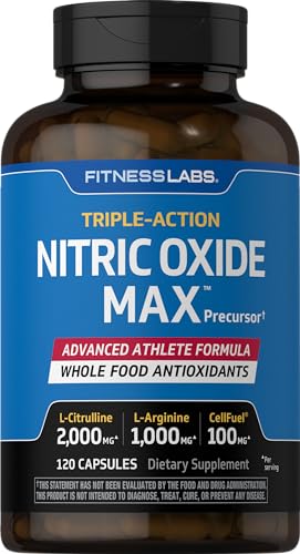 Fitness Labs Nitric Oxide Supplement | 3000mg | 120 Capsules | Nitric Oxide Pre Workout Fitness Labs buy supplements canada