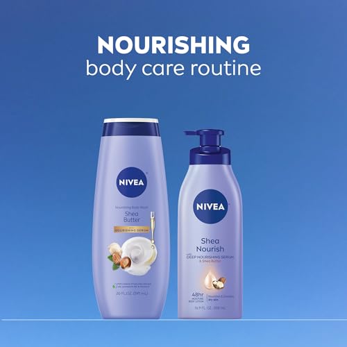 NIVEA Nourishing Shea Butter Body Wash with Nourishing Serum, Moisturizing Body Wash for Women NIVEA buy supplements canada