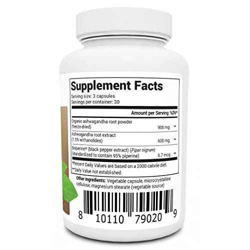Dr. Berg Ashwagandha Capsules 1500mg - Includes Organic Ashwagandha Root Dr. Berg Nutritionals buy supplements canada