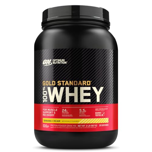 Optimum Nutrition Gold Standard 100% Whey Protein Powder, Banana Cream, 2 Pound Optimum Nutrition buy supplements canada