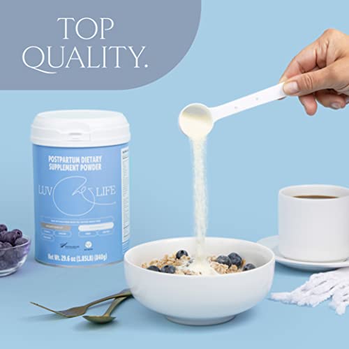 LUV&LIFE Postpartum Vitamin Supplement Powder Vanilla Flavored Has Postnatal Multivitamins LUV&LIFE buy supplements canada
