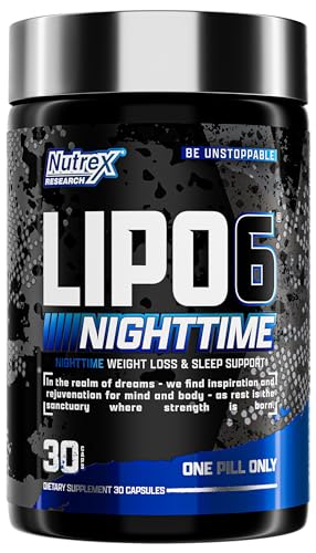 Nutrex Lipo 6 Nighttime Fat Burner | Melatonin Sleep Aid & Weight Loss Diet Pills Nutrex Research buy supplements canada