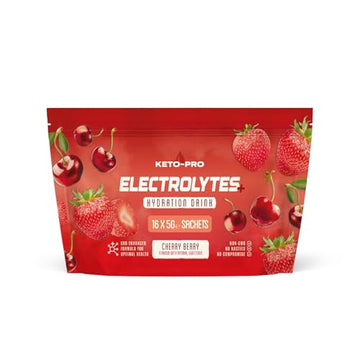 Keto-Pro Keto Electrolytes 80g | Electrolyte Powder Sachets for Extra Convenience Keto-Pro Fuelled by FAT buy supplements canada