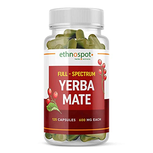 Full Spectrum Yerba Mate Capsules - Boosts Energy & Mental Focus - Supports Health Ethnospot buy supplements canada