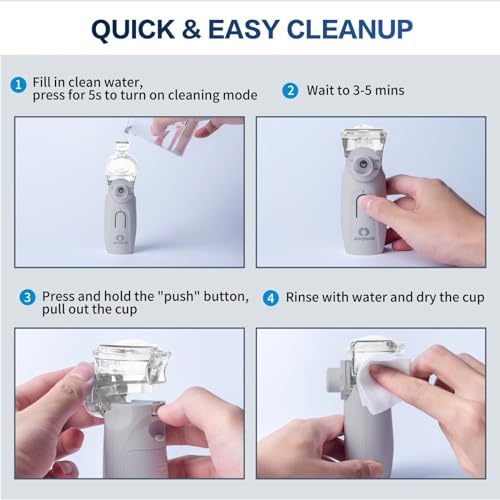 APOWUS Ultrasonic Mesh Nebulizer - Handheld Nebulizer for Adults APOWUS buy supplements canada