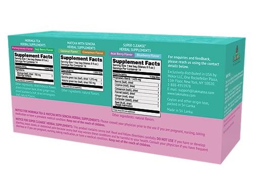 Lakma 14 Day Cleanse Kit Green Tea - 42 Tea Bags HYLEYS buy supplements canada