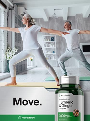 Turmeric and Ginger Supplement 3000 mg | 60 Softgel Capsules | Turmeric Curcumin Complex Horbäach buy supplements canada
