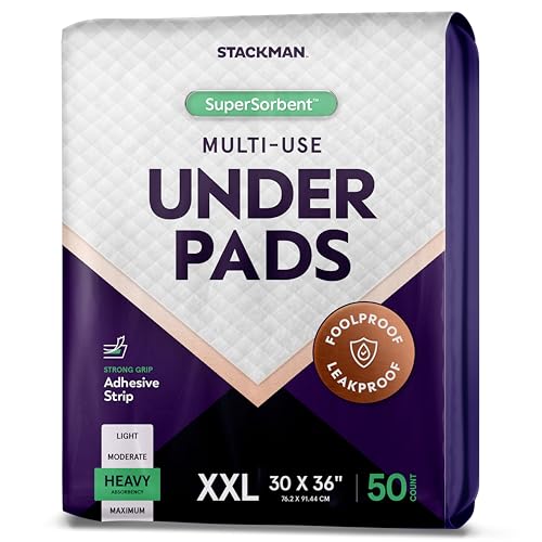 XXL Bed Pads, 5-Layer Disposable 30 x 36 Chucks Pee Pads for Incontinen Stack Man buy supplements canada