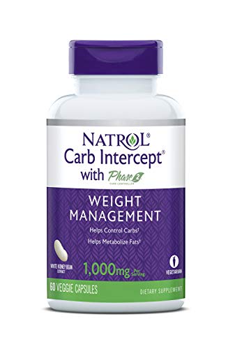 Natrol Carb Intercept with Phase 2 Carb Controller Capsules, White Kidney (Pack of 12) Natrol buy supplements canada