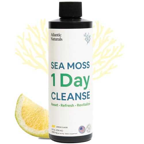 Sea Moss 1 Day Cleanse - Full Body Detox to support bowel movements, Kidney Health Atlantic Naturals buy supplements canada