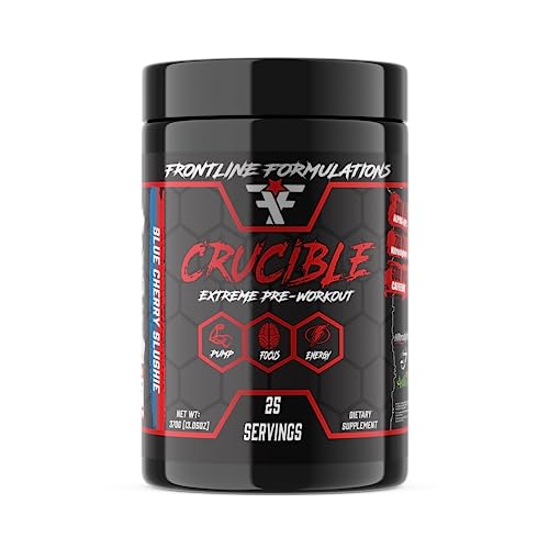 FRONTLINE FORMULATIONS Crucible Pre-Workout Powder, Explosive Workouts, Laser Focus FRONTLINE FORMULATIONS buy supplements canada