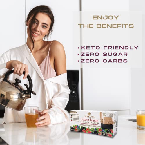 Hyleys Colon Cleanse Tea Assorted Flavors - 42 Tea Bags (12 Pack - 504 Tea Bags Total) HYLEYS buy supplements canada