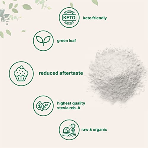 Pure Organic Stevia Powder, 4 Ounces, 706 Serving, Highest Grade Stevia Green Micro Ingredients buy supplements canada