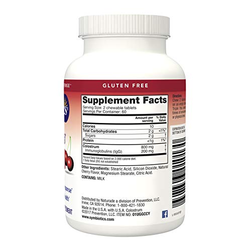 Symbiotics Colostrum 120ct Chewables Plus - Immunity Support for Adult & Kids Symbiotics buy supplements canada