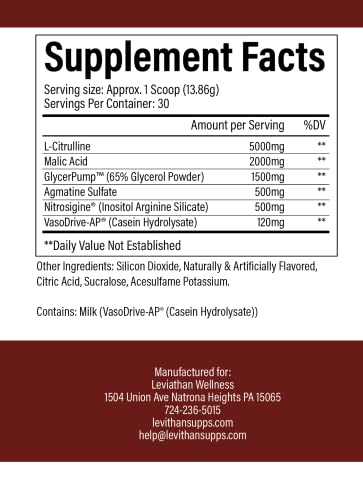 Leviathan Wellness Vigor - Stimulant Free, Nitric Oxide Boosting Pre-Workout Powder Leviathan Wellness buy supplements canada