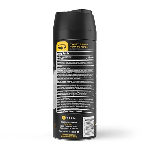 TIDL Cryotherapy Spray - Advanced Pain Relief for Rapid Recovery, Instant Cooling TIDL buy supplements canada