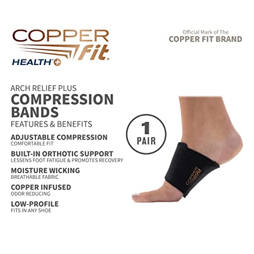 Copper Fit CFACBP Health Unisex Arch Relief Plus with Built-In Orthotic Copper Fit buy supplements canada