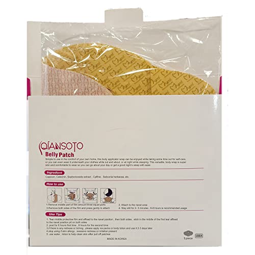 Mymi Wonder Patch Belly Wing Works For Toning Contouring Firming - 10 pieces QIANSOTO buy supplements canada
