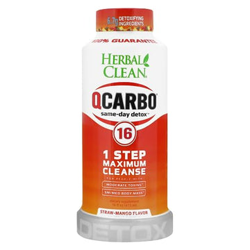 Herbal Clean Same-Day Premium Detox Liquid Drink, Strawberry Mango Flavor, 16 Fl Oz Herbal Clean buy supplements canada