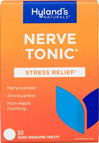 Hyland's Naturals Nerve Tonic Stress Relief Tablets, Natural Relief of Restlessness, Nervousness Hyland's buy supplements canada