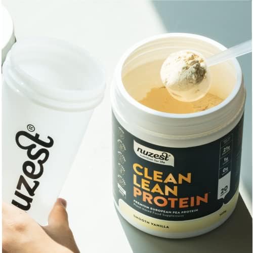 Vegan Protein Powders by Nuzest - Clean Lean Protein - Smooth Vanilla - Plant Based Pea Protein Shake Nuzest buy supplements canada