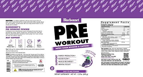 Bluebonnet Nutrition Extreme Edge Pre workout, Muscle Recharging Formula, Increases Bluebonnet buy supplements canada