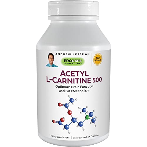 ANDREW LESSMAN Acetyl L-Carnitine 500 mg - 60 Capsules - Support for Nervous System ANDREW LESSMAN buy supplements canada