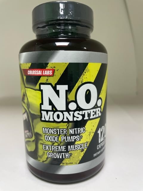 Colossal Labs Nitric Oxide Booster with L-Arginine, Extreme Pumps to Build Strength Goliath Labs buy supplements canada
