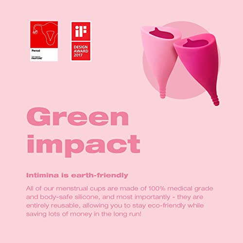 Intimina Lily Cup One - Collapsible Disposable Menstrual Cups for Beginners, Small Menstrual Cup INTIMINA buy supplements canada