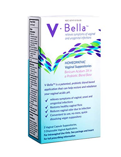 V-Bella Boric Acid + Probiotic Based Vaginal Suppositories- a More Natural Way to Refresh, Balance & Relieve BeBe & Bella buy supplements canada