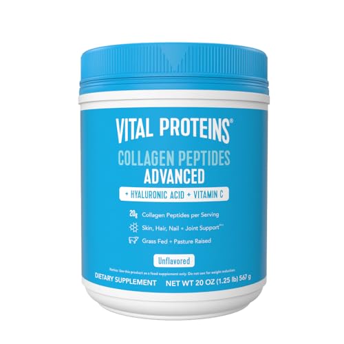 Vital Proteins Collagen Peptides Powder with Hyaluronic Acid and Vitamin C, Unflavored Vital Proteins buy supplements canada