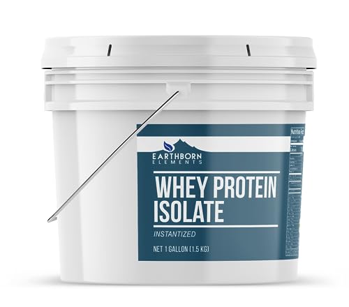 Earthborn Elements Whey Protein Isolate, 1 Gallon Bucket, Protein Powder, Unflavored Earthborn Elements buy supplements canada