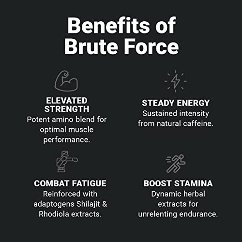 Wilderness Athlete - Brute Force Pre-Workout | Best Pre Workout Powder for Women & Men Wilderness Athlete buy supplements canada