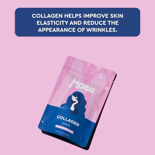 Hydrolysed Collagen 400mg 120 Capsules | Hair, Skin and Joint Health Supplement | Bovine Collagen for Women & Men MOBU buy supplements canada