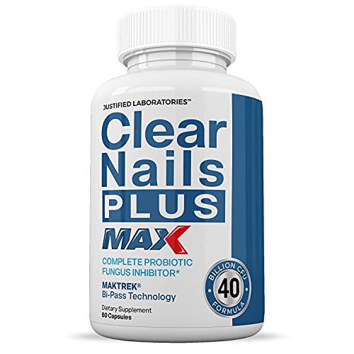 Justified Laboratories (2 Pack) Clear Nails Plus Max Pills 40 Billion CFU Probiotic Supports Justified Laboratories buy supplements canada