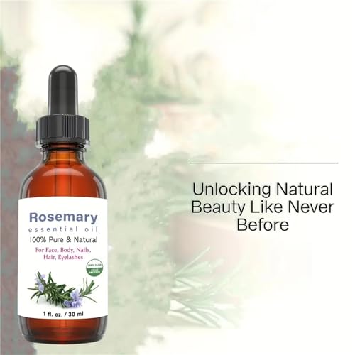 Rosemary Oil Organic Essential Natural Rosemary Oil for Hair, Pure Rosemary Essential Oil for Diffuser, 30ml VDDO buy supplements canada