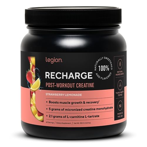 Legion Recharge Post Workout Supplement - All Natural Muscle Builder & Recovery Drink Legion buy supplements canada