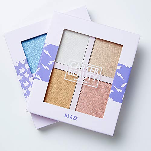 Carter Beauty By Marissa Carter Mini Highlighter Palette | Long Lasting Makeup | Shimmer & Matte Shades (Blaze) Carter Beauty buy supplements canada