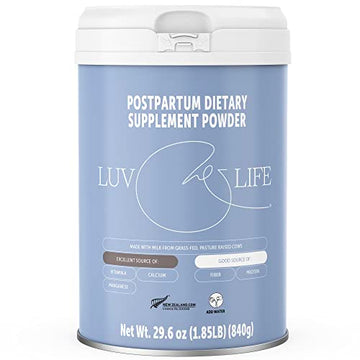 LUV&LIFE Postpartum Vitamin Supplement Powder Vanilla Flavored Has Postnatal Multivitamins LUV&LIFE buy supplements canada