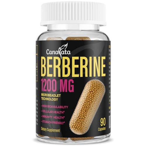 Berberine Supplement 1200mg Berberine HCL - High Bioavailability Microbeadlet Complex Canarata buy supplements canada