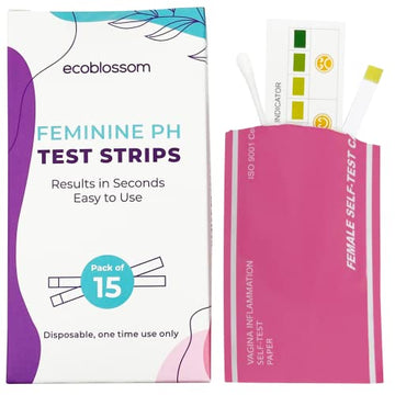 Ecoblossom Vaginal pH Test Strips for Women - Check pH Balance - Monitor Bacterial Vaginosis EcoBlossom buy supplements canada