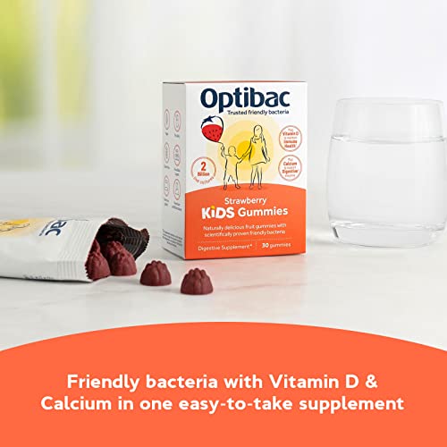 Optibac Kids Probiotic with Vitamin D & Calcium for Immune System Support & Gut Health OptiBac buy supplements canada