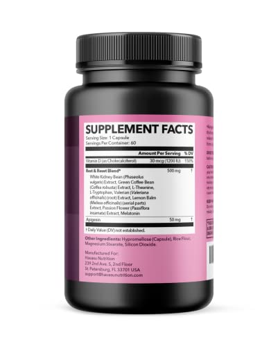 Night Time Fat Burner for Women | Weight Loss and Sleep Support Blend With Apigenin HAVASU NUTRITION buy supplements canada