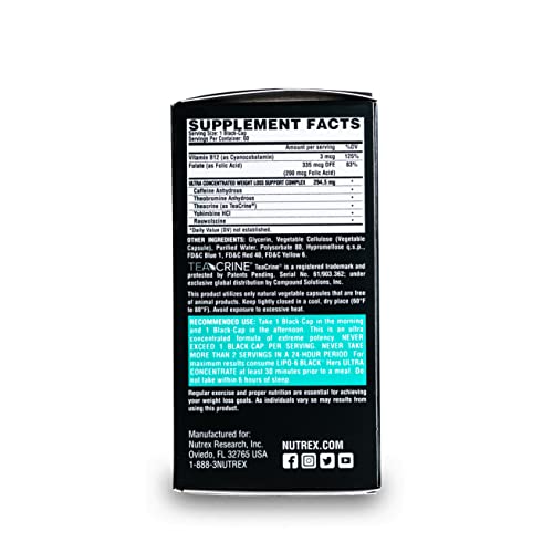 Nutrex Research Lipo-6 Black Hers Ultra Concentrate | Weight Loss Pills for Women | Fat Burner Nutrex Research buy supplements canada