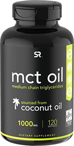 Sports Research Keto MCT Oil Capsules derived from Coconut Oil | Keto Fuel for The Brain Sports Research buy supplements canada