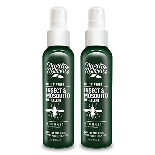 Deet-Free Insect & Mosquito Repellent Pack of 2 (8 oz) – Nice Smelling Medella Naturals buy supplements canada